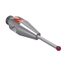 Taster M2, Kugel Rubin, ∅ 0,7 mm