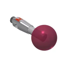 Taster M2, Kugel Rubin, ∅ 6 mm K651244