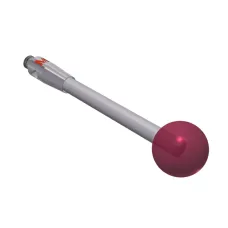 Taster M2, Kugel Rubin, ∅ 6 mm K651255
