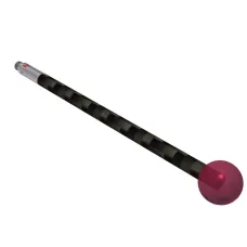 Taster M3, Kugel Rubin, ∅ 10 mm