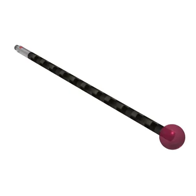Taster M3, Kugel Rubin, ∅ 10 mm K651311