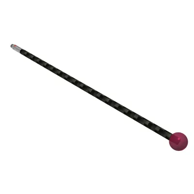 Taster M3, Kugel Rubin, ∅ 10 mm K651312