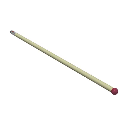 Taster M2, Kugel Rubin, ∅ 4 mm K651327