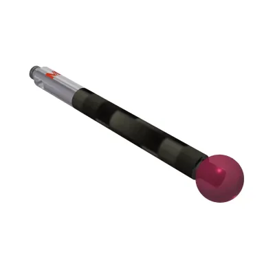 Taster M2, Kugel Rubin, ∅ 5 mm K651415