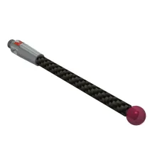 Taster CFK M2, Kugel Rubin, ∅ 3 mm