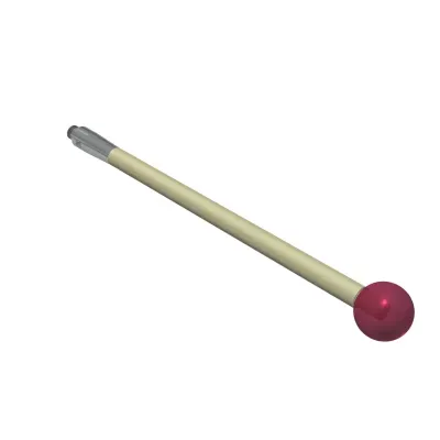 Taster M2, Kugel Rubin, ∅ 6 mm , K651543