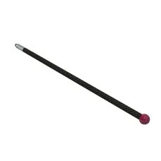 Taster M2, Kugel Rubin, ∅ 2 mm,