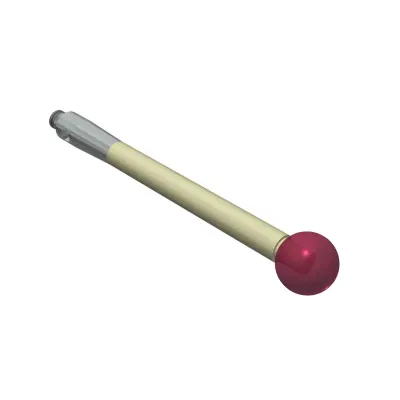 Taster M2, Kugel Rubin, ∅ 5 mm, K651553