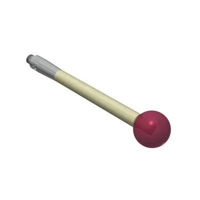 Taster M2, Kugel Rubin, ∅ 6 mm , K651554