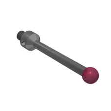 Taster M4, Kugel Rubin, ∅ 5 mm,