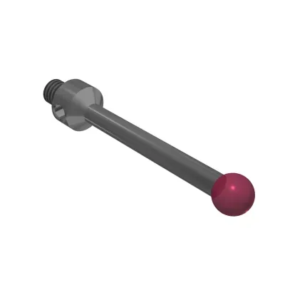 Taster M4, Kugel Rubin, ∅ 5 mm, K651572