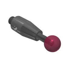 Taster M4, Kugel Rubin, ∅ 6 mm ,