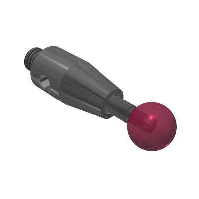 Taster M4, Kugel Rubin, ∅ 6 mm , K651597