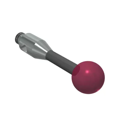 Taster M2, Kugel Rubin, ∅ 4 mm, K651744